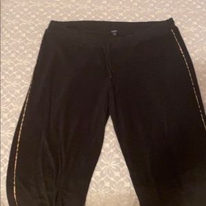 Burberry black French terry sweatpants